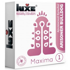 Презерватив Luxe Maxima WHITE "Аризонский Бульдог" - 1 шт.